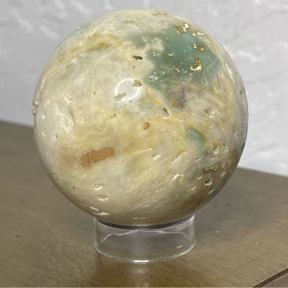 Crystal Droozy Agate Sphere - Picture 9 of 10